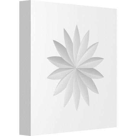 Ekena Millwork Standard Sedgwick Flower Rosette With Square Edge, 8"W x 8"H x 1"P ROSP080X080X100SDG09